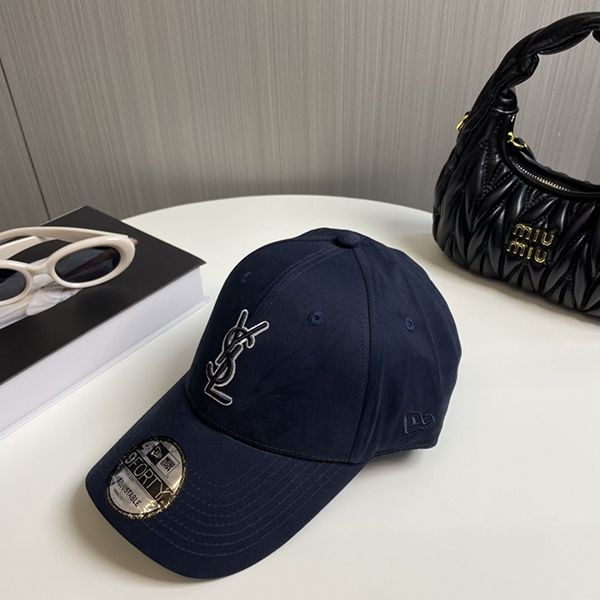 争奪戦【サンローラン】ニューエラ サンローラン 偽物コラボキャップ YSL Saf27765